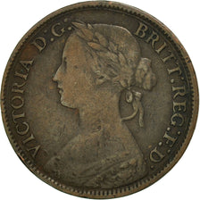 Great Britain, Victoria, Farthing, 1860, VF(30-35), Bronze, KM:747.2