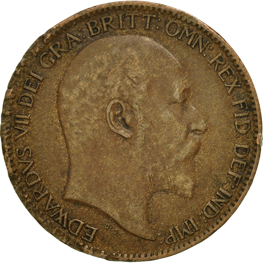 Coin, Great Britain, Edward VII, Farthing, 1906, EF(40-45), Bronze, KM:792