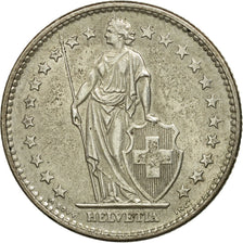Coin, Switzerland, 2 Francs, 1965, Bern, AU(55-58), Silver, KM:21
