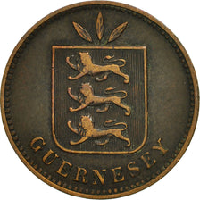 Moneda, Guernsey, 4 Doubles, 1903, Heaton, Birmingham, MBC, Bronce, KM:5