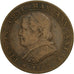 Coin, ITALIAN STATES, PAPAL STATES, Pius IX, Soldo, 5 Centesimi, 1867, Rome