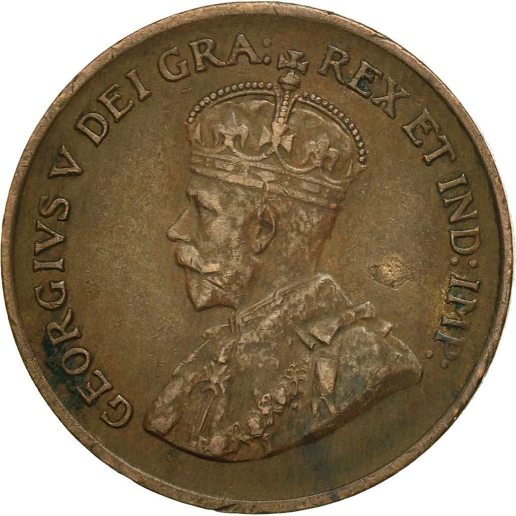 Coin, Canada, George V, Cent, 1928, Royal Canadian Mint, Ottawa, EF(40-45)