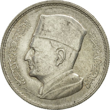 Morocco, Mohammed V, Dirham, 1960, Paris, AU(50-53), Silver, KM:55
