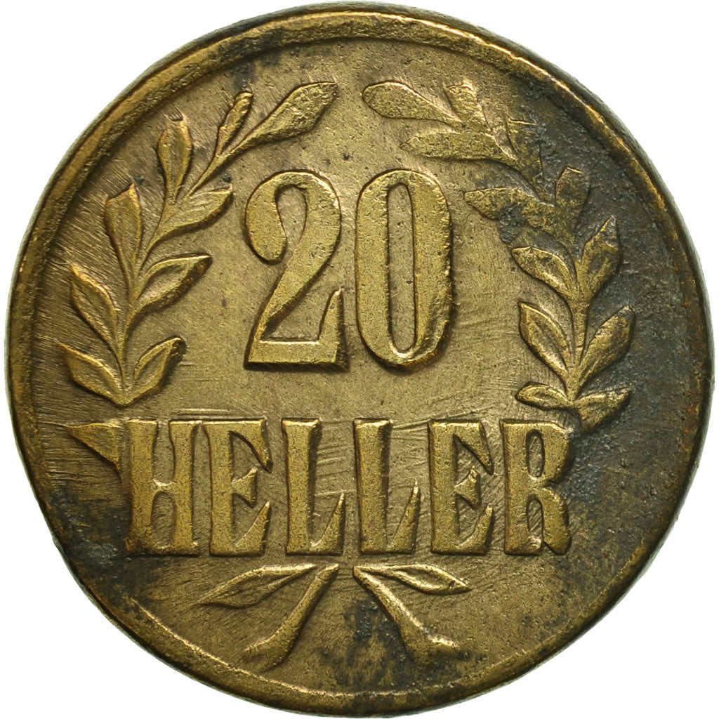 GERMAN EAST AFRICA, Wihelm II, 20 Heller, 1909, Tabora, EF(40-45), Copper, KM:15