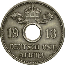 GERMAN EAST AFRICA,Wihelm II,5 Heller,1913,Berlin,AU(50-53),Copper-nickel,KM 13