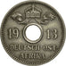 GERMAN EAST AFRICA,Wihelm II,5 Heller,1913,Berlin,AU(50-53),Copper-nickel,KM 13