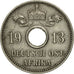 África oriental alemana, Wihelm II, 5 Heller, 1913, Berlin, MBC+, KM 13
