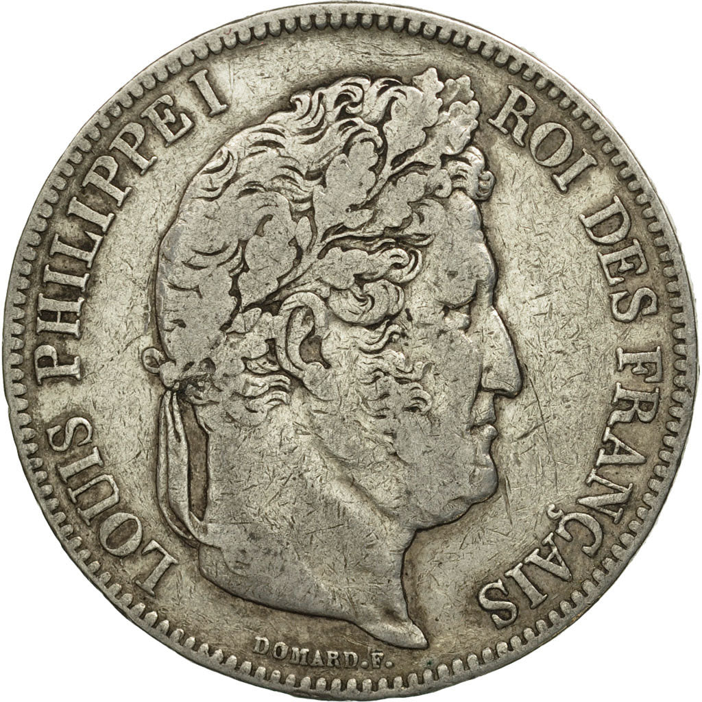 Coin, France, Louis-Philippe, 5 Francs, 1832, La Rochelle, VF(30-35), Silver