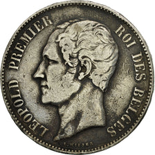 Coin, Belgium, Leopold I, 5 Francs, 5 Frank, 1850, VF(30-35), Silver, KM:17