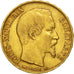 France, Napoleon III, 20 Francs, 1852, Paris, EF(40-45), Gold, KM 774