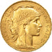 France, Marianne, 20 Francs, 1914, AU(55-58), Gold, KM:857, Gadoury:1064a