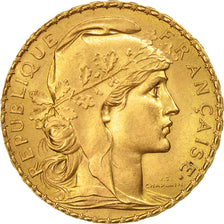 Monnaie, France, Marianne, 20 Francs, 1909, SUP, Or, KM:857, Gadoury:1064a