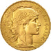 Münze, Frankreich, Marianne, 20 Francs, 1909, VZ, Gold, KM:857, Gadoury:1064a