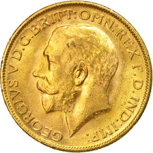 Coin, Australia, George V, Sovereign, 1913, Melbourne, AU(55-58), Gold, KM:29