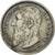 Moneta, Belgia, 2 Francs, 2 Frank, 1909, EF(40-45), Srebro, KM:59