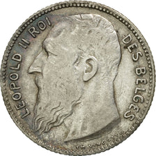 Coin, Belgium, Franc, 1909, EF(40-45), Silver, KM:56.2