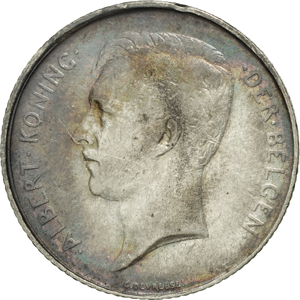Coin, Belgium, Franc, 1912, EF(40-45), Silver, KM:73.1