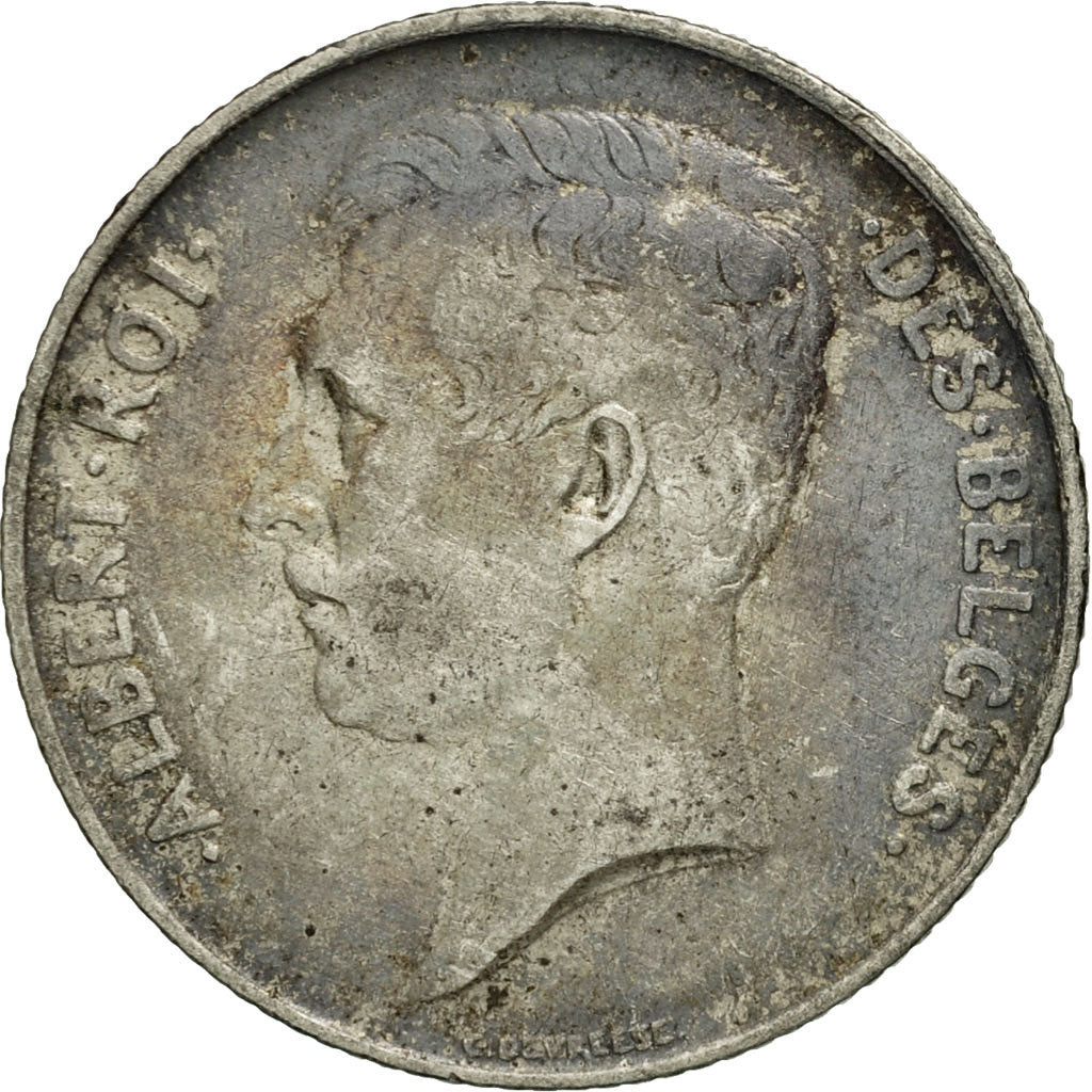 Coin, Belgium, Franc, 1911, EF(40-45), Silver, KM:72