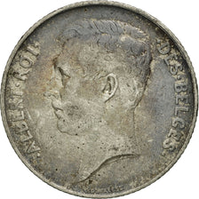 Coin, Belgium, Franc, 1911, EF(40-45), Silver, KM:72