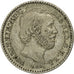 Países Bajos, William III, 10 Cents, 1882, MBC+, Plata, KM:80