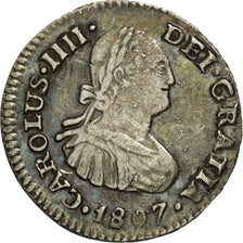 Spain, Charles IV, 2 Maravedis, 1807, Segovia, AU(55-58), Copper, KM:426
