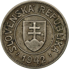 Monnaie, Slovaquie, Koruna, 1942, TTB, Copper-nickel, KM:6