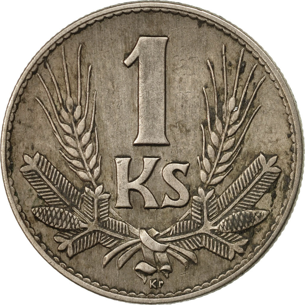 Coin, Slovakia, Koruna, 1942, EF(40-45), Copper-nickel, KM:6