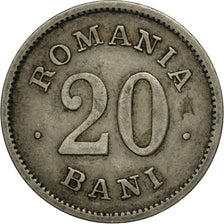 Roumanie, Carol I, 20 Bani, 1900, TTB, Copper-nickel, KM:30