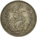 Moneda, Túnez, Ali Bey, Franc, 1892, Paris, MBC+, Plata, KM:224, Lecompte:190