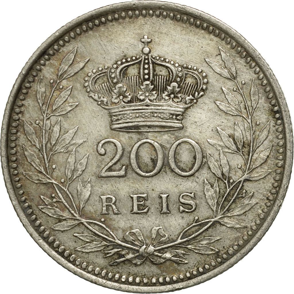 Portugal, Manuel II, 200 Reis, 1909, Paris, EF(40-45), Silver, KM:549