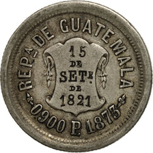 Guatemala, 2 Reales, Dos, 1873, EF(40-45), Silver, KM:149