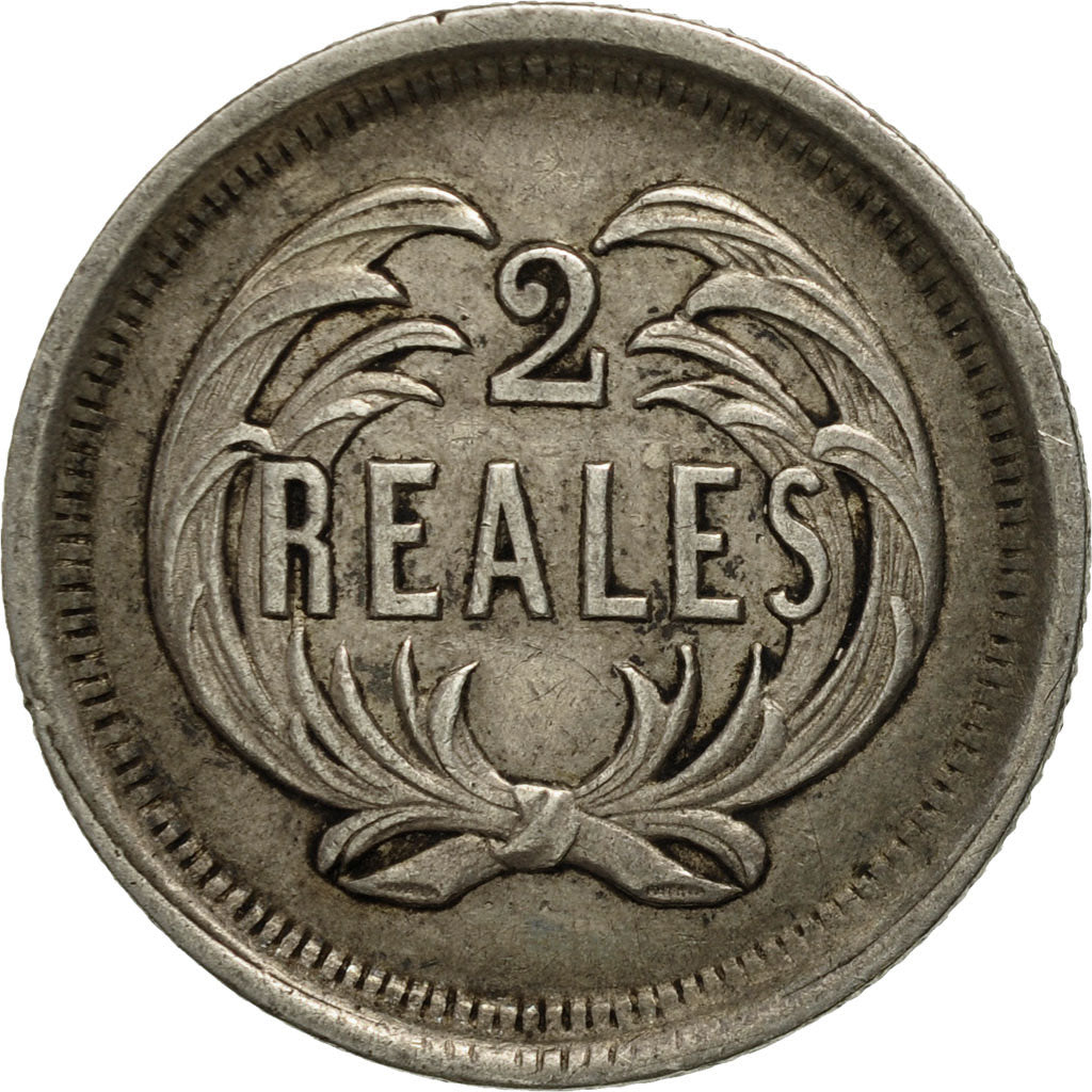 Guatemala, 2 Reales, Dos, 1873, EF(40-45), Silver, KM:149