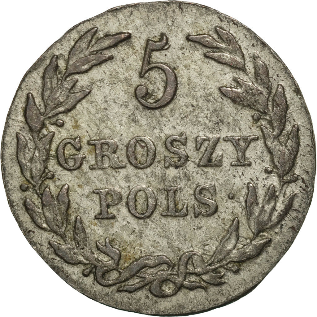 Poland, Alexander I, 5 Groszy, 1816, EF(40-45), Silver, KM:96.1