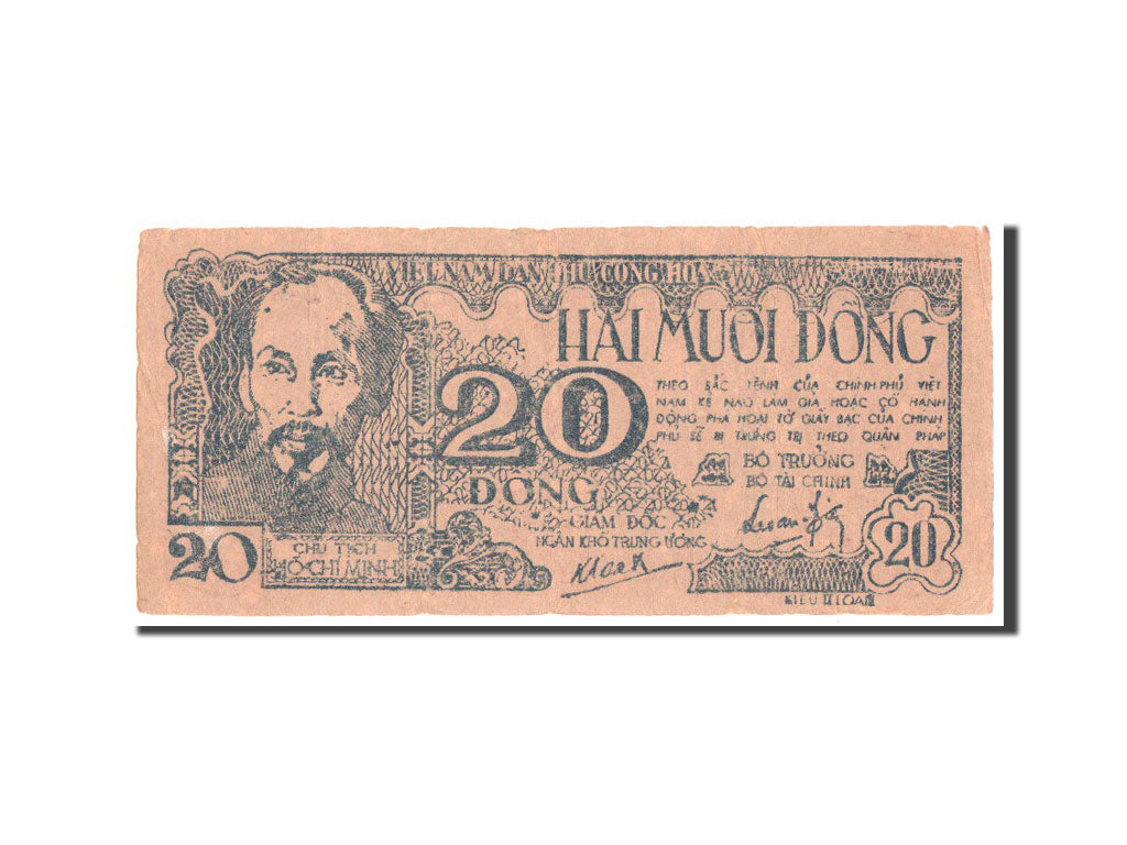 Viet Nam, 20 D<ox>ng, 1948, KM #25a, VF(30-35), A