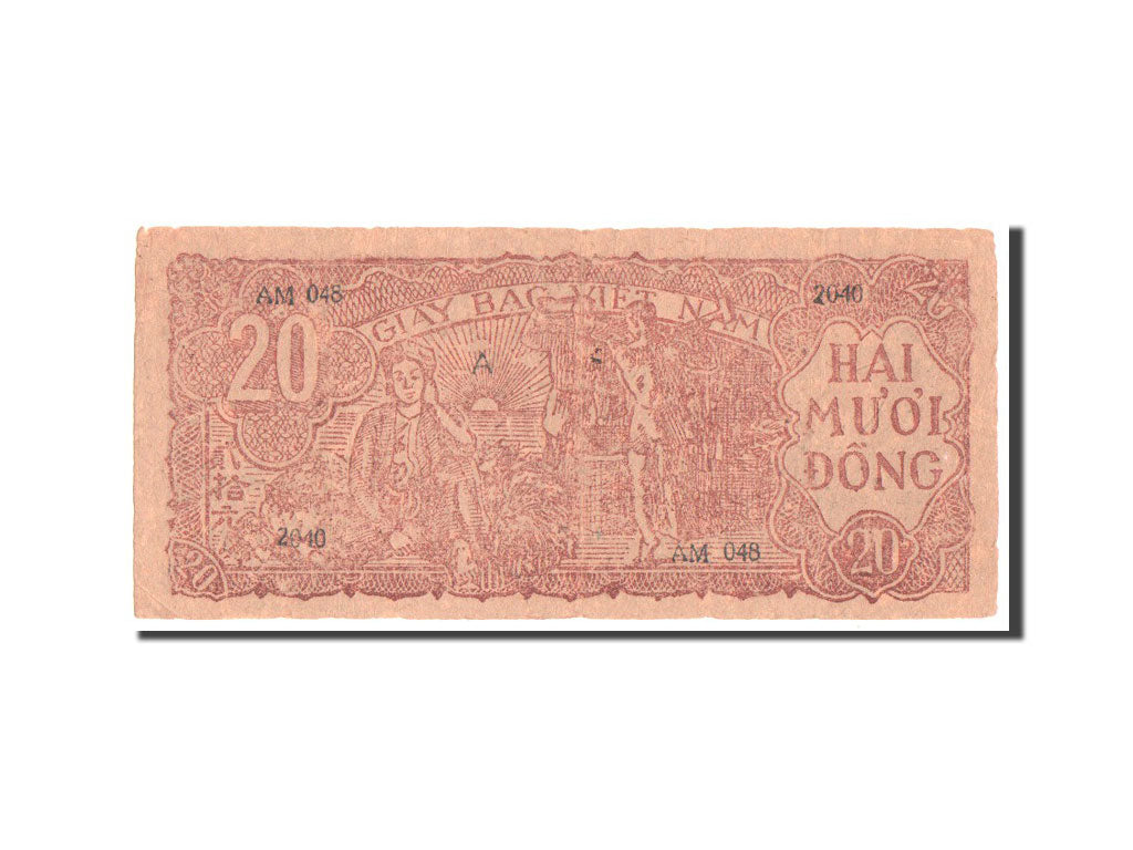 Viet Nam, 20 D<ox>ng, 1948, KM #25a, VF(30-35), A