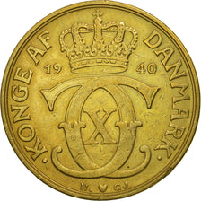 Coin, Denmark, Christian X, 2 Kroner, 1940, Copenhagen, AU(50-53)