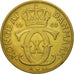 Moneda, Dinamarca, Christian X, 2 Kroner, 1940, Copenhagen, MBC+, Aluminio -