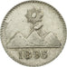 Guatemala, 1/4 Réal, 1895, AU(50-53), Silver, KM:162