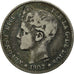 Moneta, Hiszpania, Alfonso XIII, Peseta, 1902, Valencia, VF(30-35), Srebro