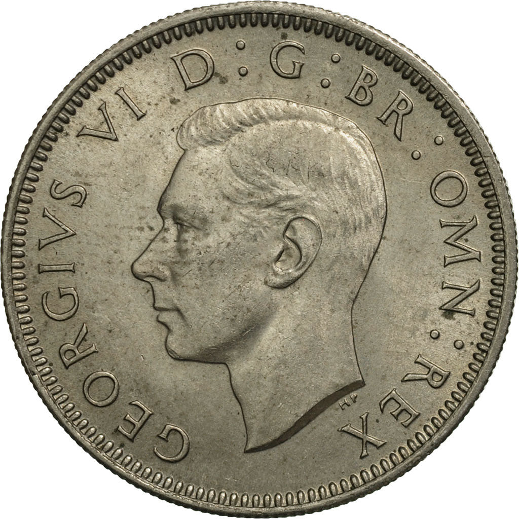 Great Britain, George VI, Shilling, 1949, AU(55-58), Copper-nickel, KM:876