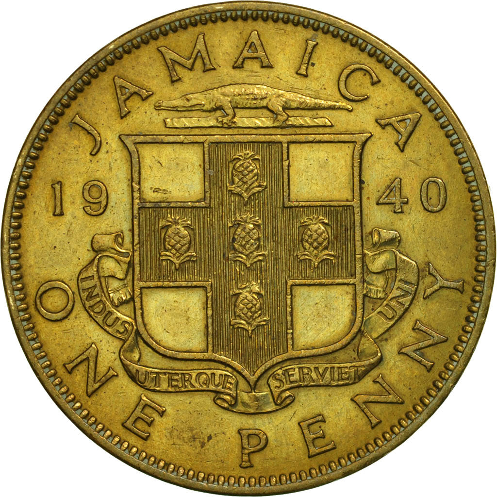 Monnaie, Jamaica, George VI, Penny, 1940, TTB, Nickel-brass, KM:32
