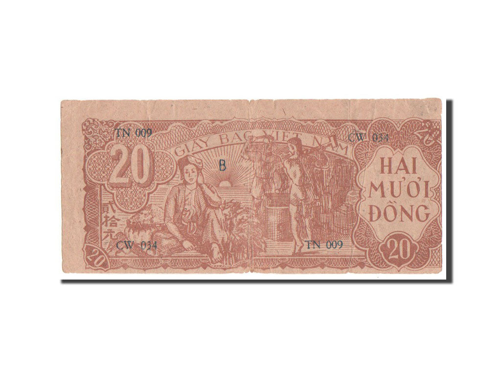 Banconote, Vietnam, 20 Dông, 1948, MB+