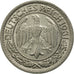 Monnaie, Allemagne, République de Weimar, 50 Reichspfennig, 1931, Berlin, TTB+