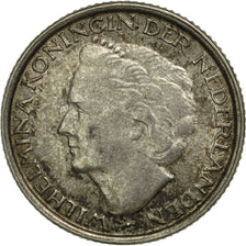 Coin, Curacao, 1/10 Gulden, 1948, EF(40-45), Silver, KM:48