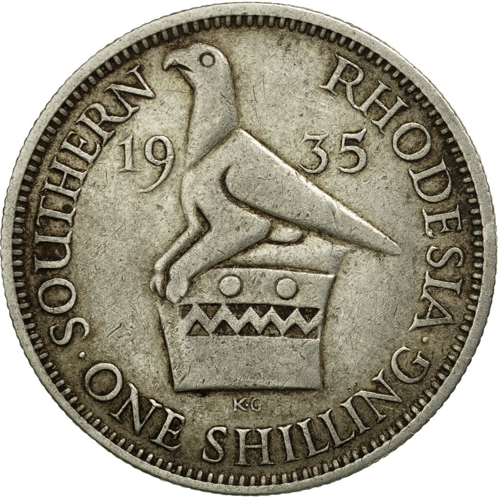 Southern Rhodesia, George V, Shilling, 1935, VF(30-35), Silver, KM:3