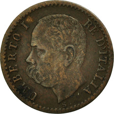 Italy, Umberto I, Centesimo, 1895, Rome, EF(40-45), Copper, KM:29