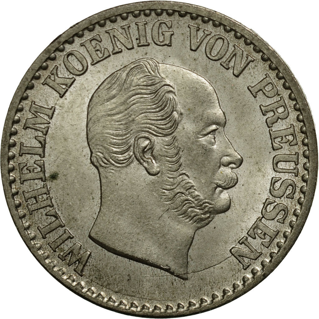 Etats allemands, PRUSSIA, Wilhelm I, Groschen, 1869, Cleves, SUP+, Argent,KM 485