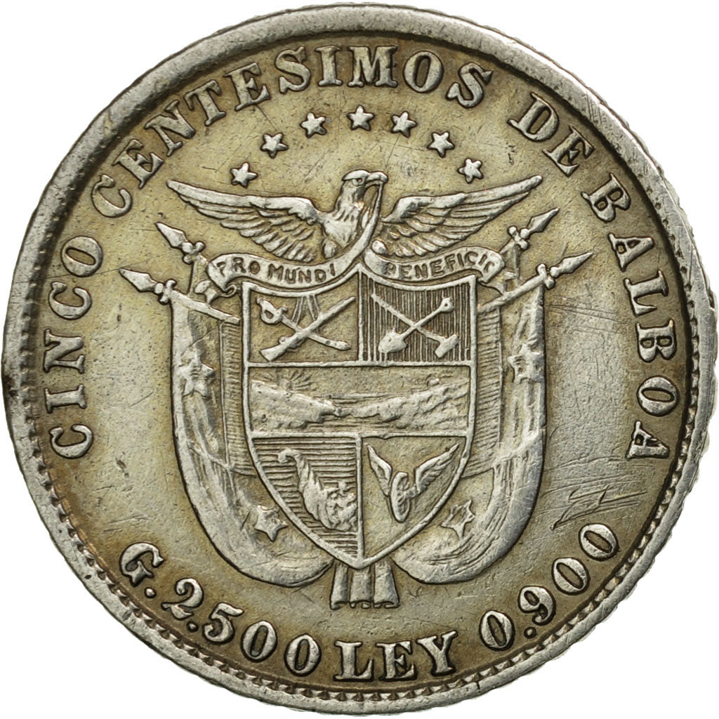 Panama, 5 Centesimos, 1904, TTB+, Argent, KM:2