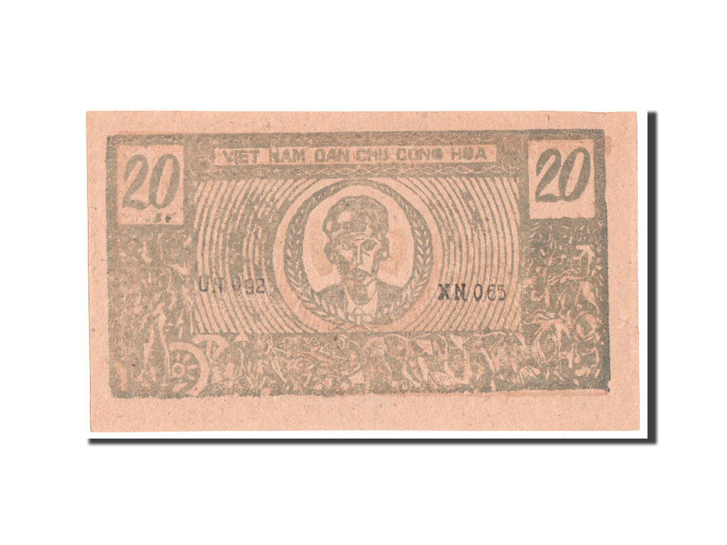 Viet Nam, 20 D<ox>ng, 1948, KM #49b, AU(55-58), UN XN