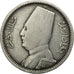 Egypt, Fuad I, 2 Piastres, 1923, VF(20-25), Silver, KM:335